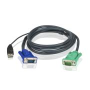 Aten 3.0m USB Kvm Cable With 3 In 1 Sphd 2L-5203U