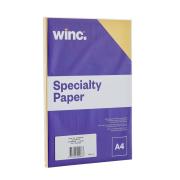 Winc Specialty Paper Shimmer A4 120gsm Gold Pack 50