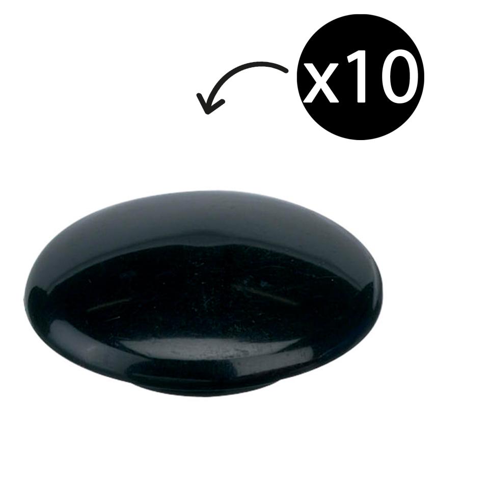 Quartet Magnetic Buttons 20mm Black Pack 10