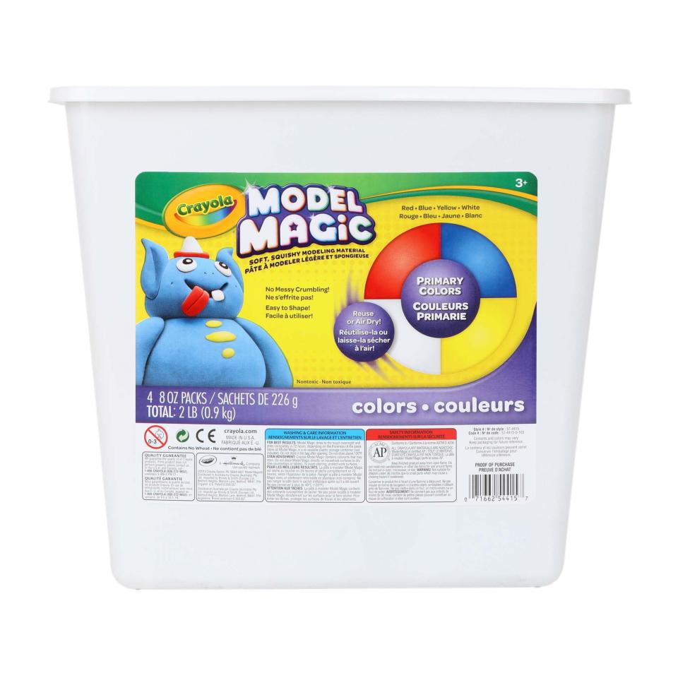 Crayola Model Magic 907g Re-Sealable 4 X 8Oz Sachets Assorted Colours