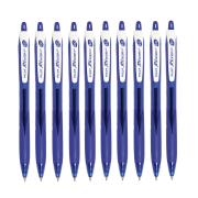 Pilot Begreen Rexgrip Retractable Ballpoint Pen Medium 1.0mm Blue Pack 10