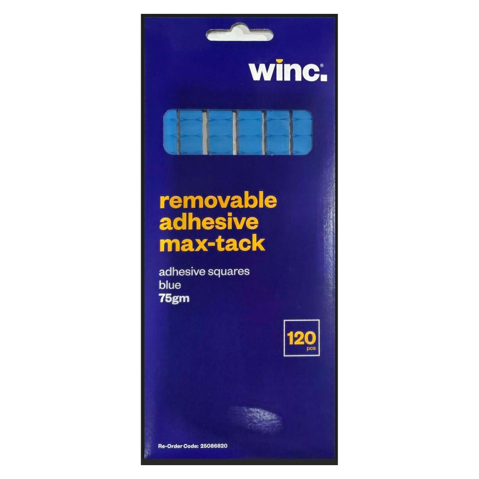 Winc Removable Adhesive Squares Blue 75g Image