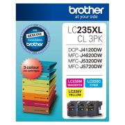 Brother LC235XLCL-3PK 3 Colour Ink Cartridges - 3-Pack