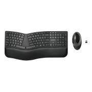 Kensington Pro Fit Ergo Wireless Keyboard And Mouse Black