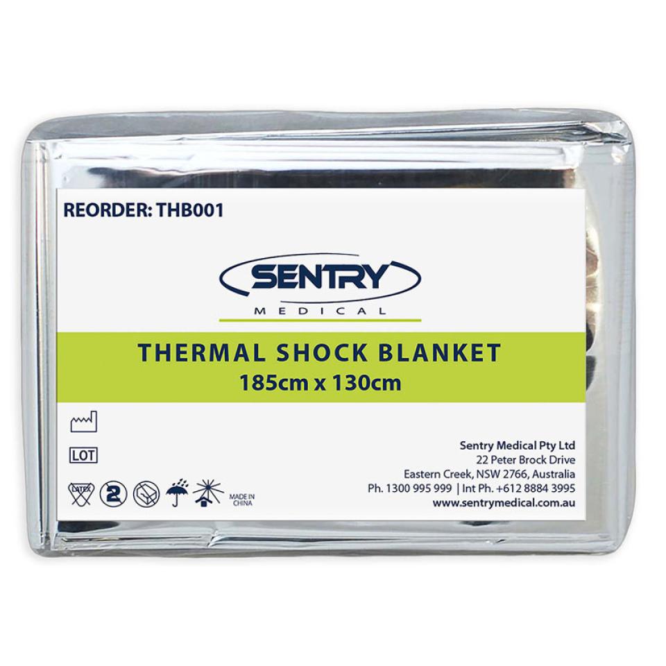 Sentry Thermal Emergency Shock Blanket Silver Image