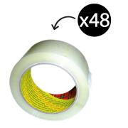 3M 370 Scotch Clear 36mm x 75m Carton 48
