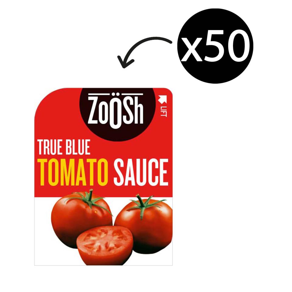 Zoosh Tomato Sauce Portion Control 12g Box 50