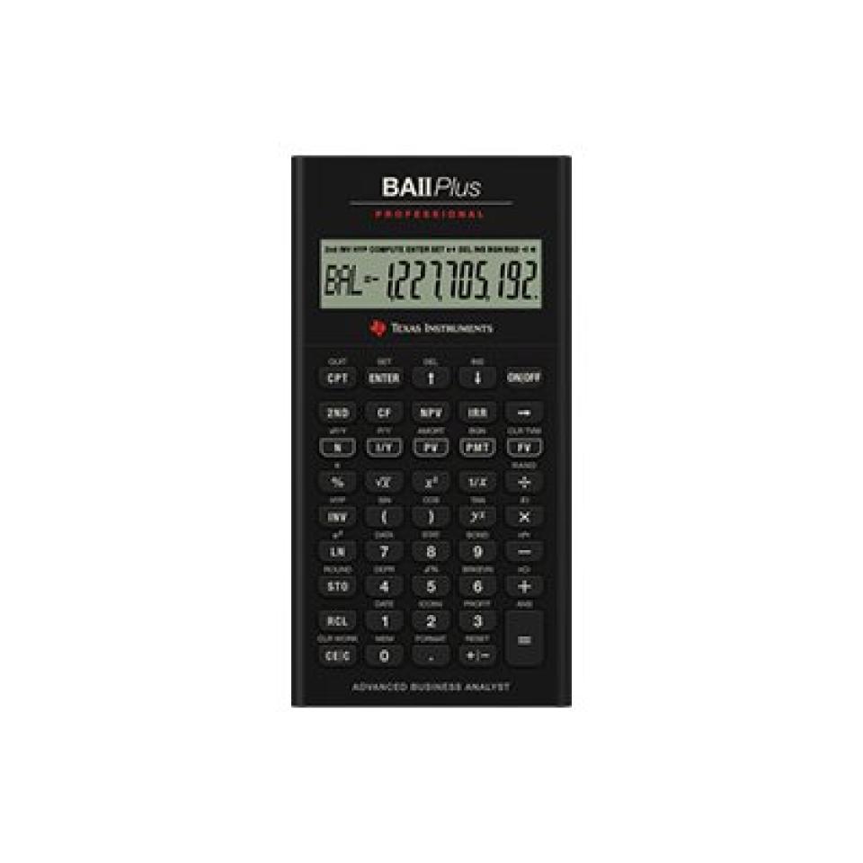 Texas Instruments BA II Plus Professional Financial