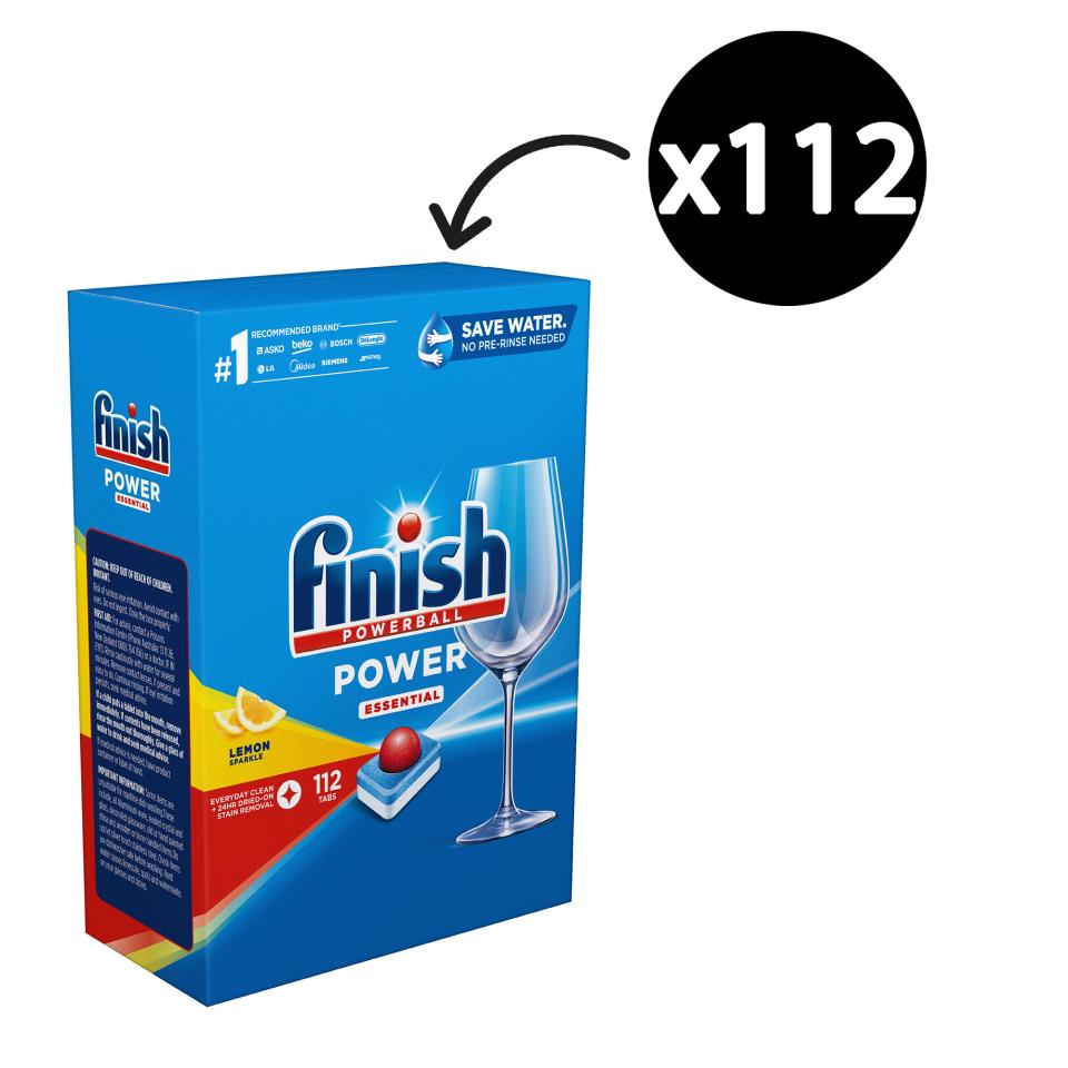 Finish All-In-One Power Essential lemon Sparkle Box 112