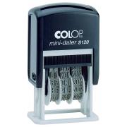 Colop Mini Date Self-Inking Stamp With Black Ink