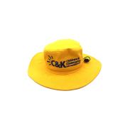 C&k Kids Yellow Bucket Hat With Toggle Size 54cm Each