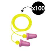 3M No Touch Corded Earplug Class 4 25Db 100 Pairs