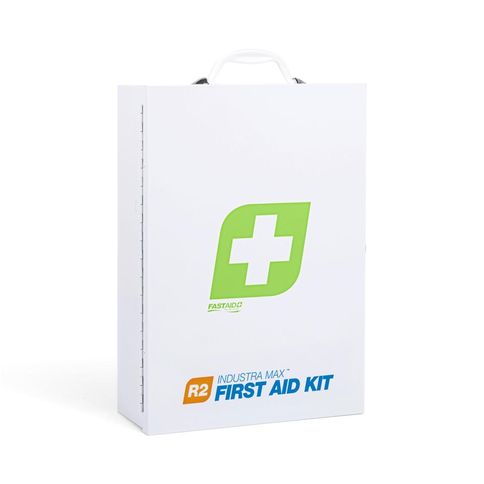 FastAid R2 Industra Max Metal Cabinet First Aid Kit | Winc