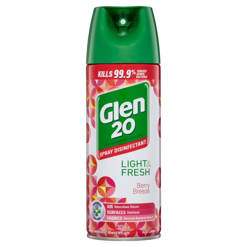 Glen 20 Disinfectant Spray Berry Scent 300g Winc