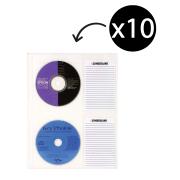 Cumberland CD Sleeve A4 Clear Pack 10
