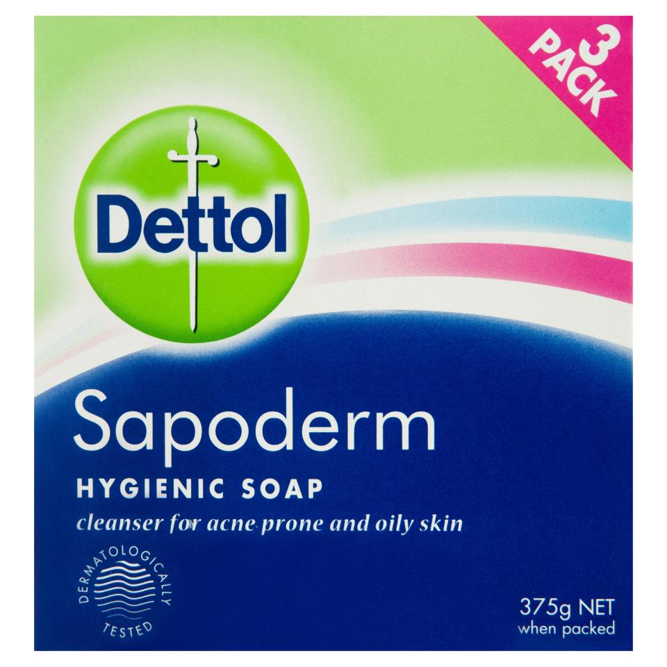 Dettol Sapoderm Medicated Soap Pack 3 Winc