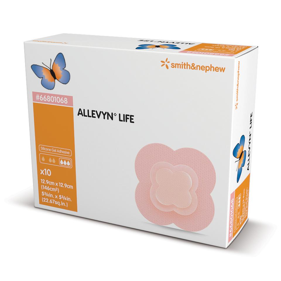 Smith & Nephew Allevyn Life Foam Dressing Medium 12.9X12.9cm Bx 10 Winc