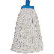 Contractor Cotton Mop 350g#20 With Blue Plastic Ferrule