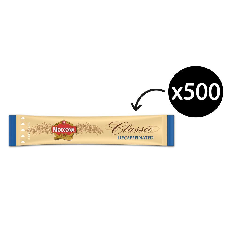 Moccona Classic Decaffeinated Instant Coffee Sticks 1.7g Carton 500 Winc