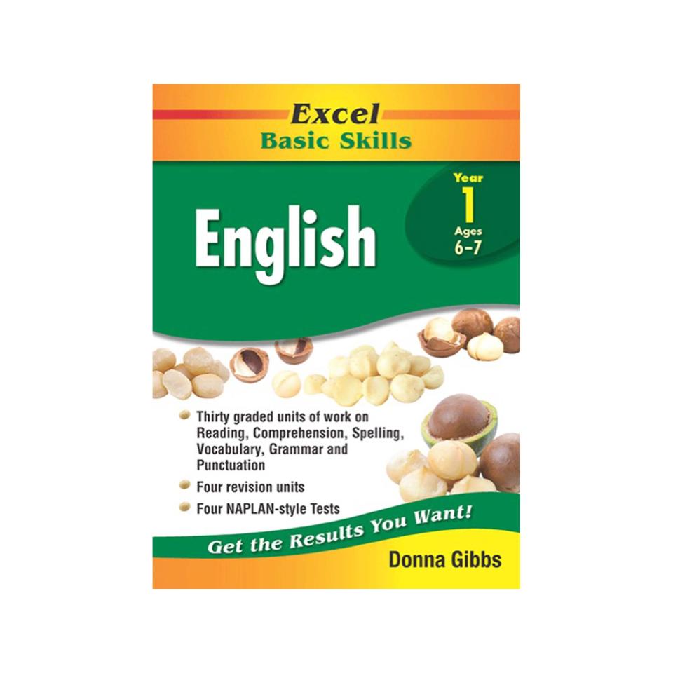 Pascal Press Excel Basic Skills English Year 1 Author Donna Gibbs