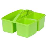 Elizabeth Richards Plastic Caddy 3 Sections Small Lime Green