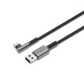 Thumbnail image of Cygnett Unite Right-angle USB-C To USB-A Usb 2.0 Cable 1m Black