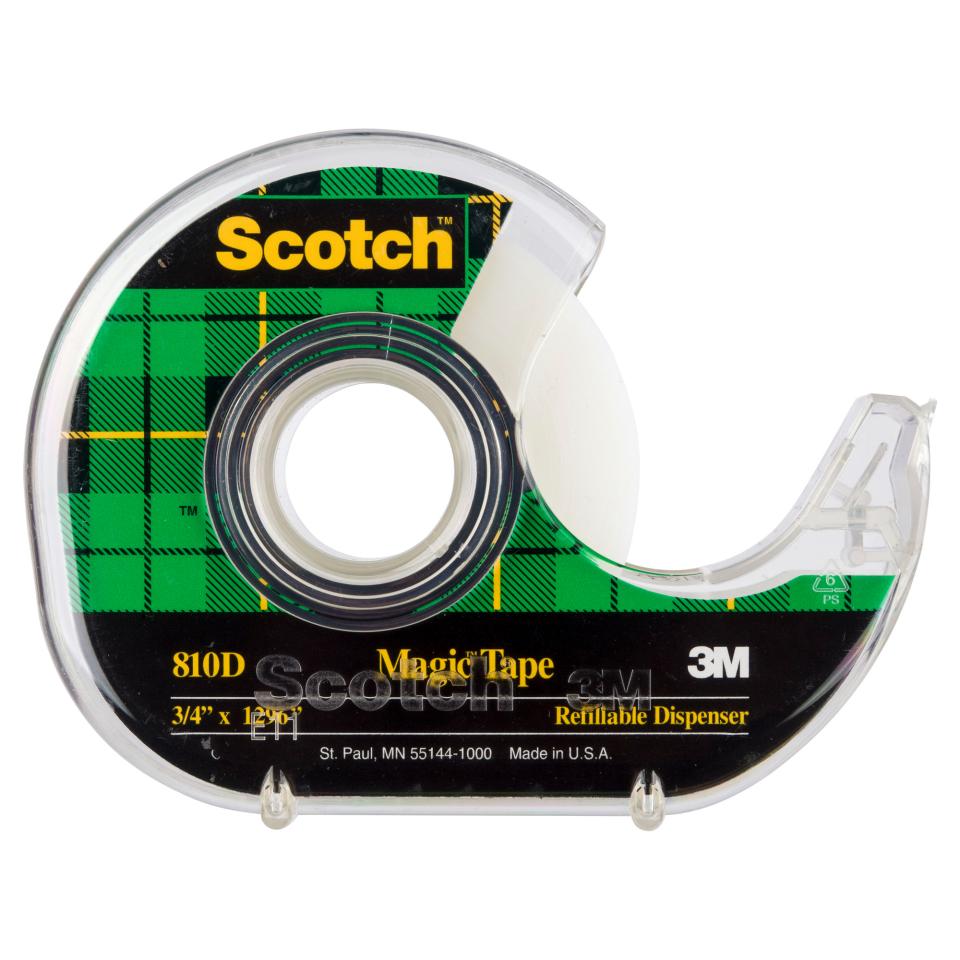 Scotch Refillable Tape Dispenser with Scotch Magic 810 Tape 19mm x
