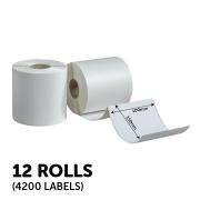 Avery Toll Compatible Thermal Roll 4200 Labels 150 X 100mm Pack 12