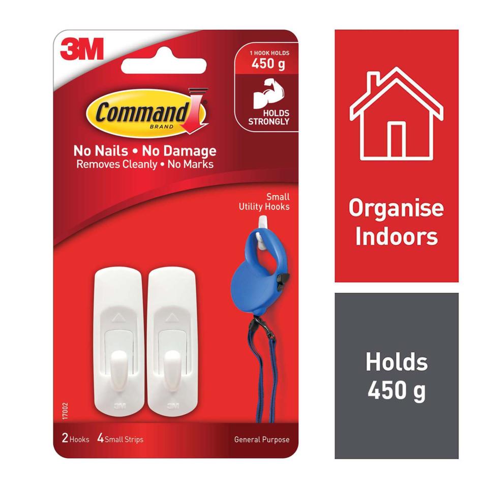 3M Command Small Hooks 17002 2 Pack Winc