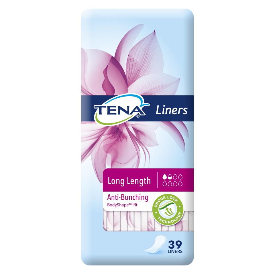 Tena Liners Long Pack 39 Carton 6