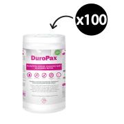 Duropax Cleaner And Antimicrobial Disinfectant Wipes Tubs 100