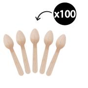 Envirocutlery Wooden Teaspoon Pack 100