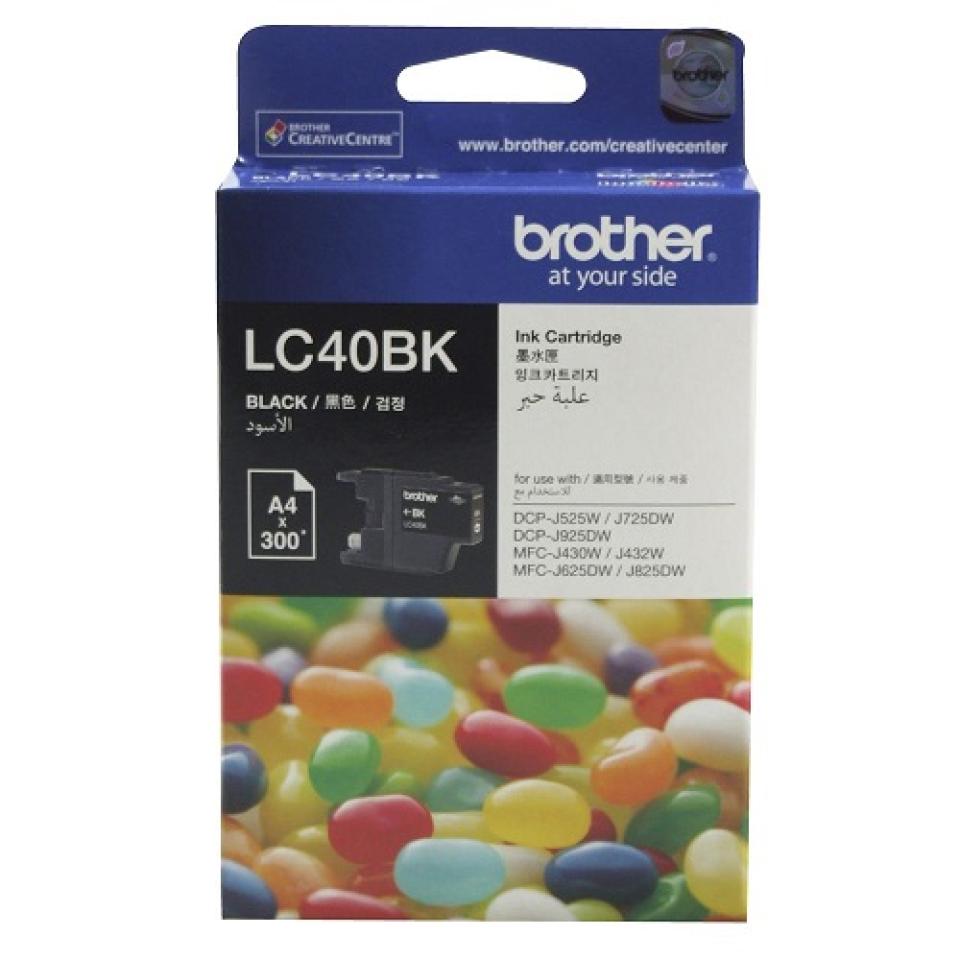 Brother LC40BK Black Ink Cartridge