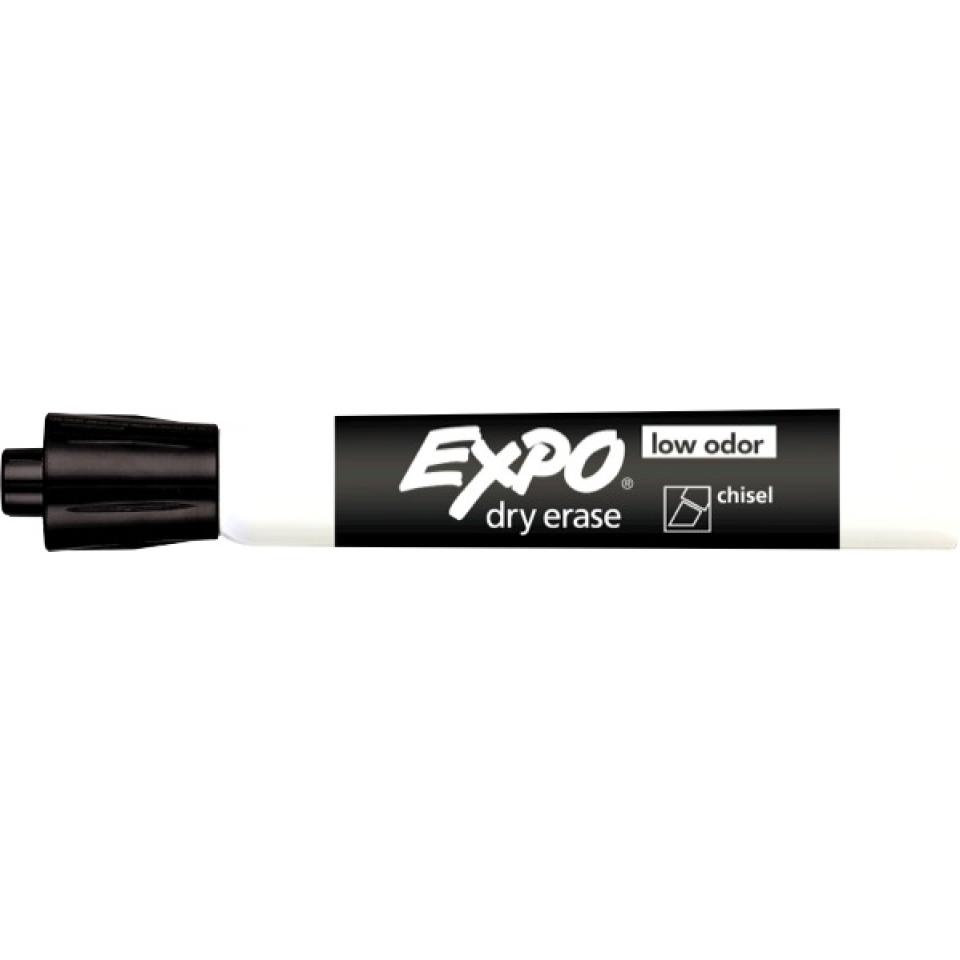 Expo Black Dry Erase Whiteboard Marker Chisel Tip