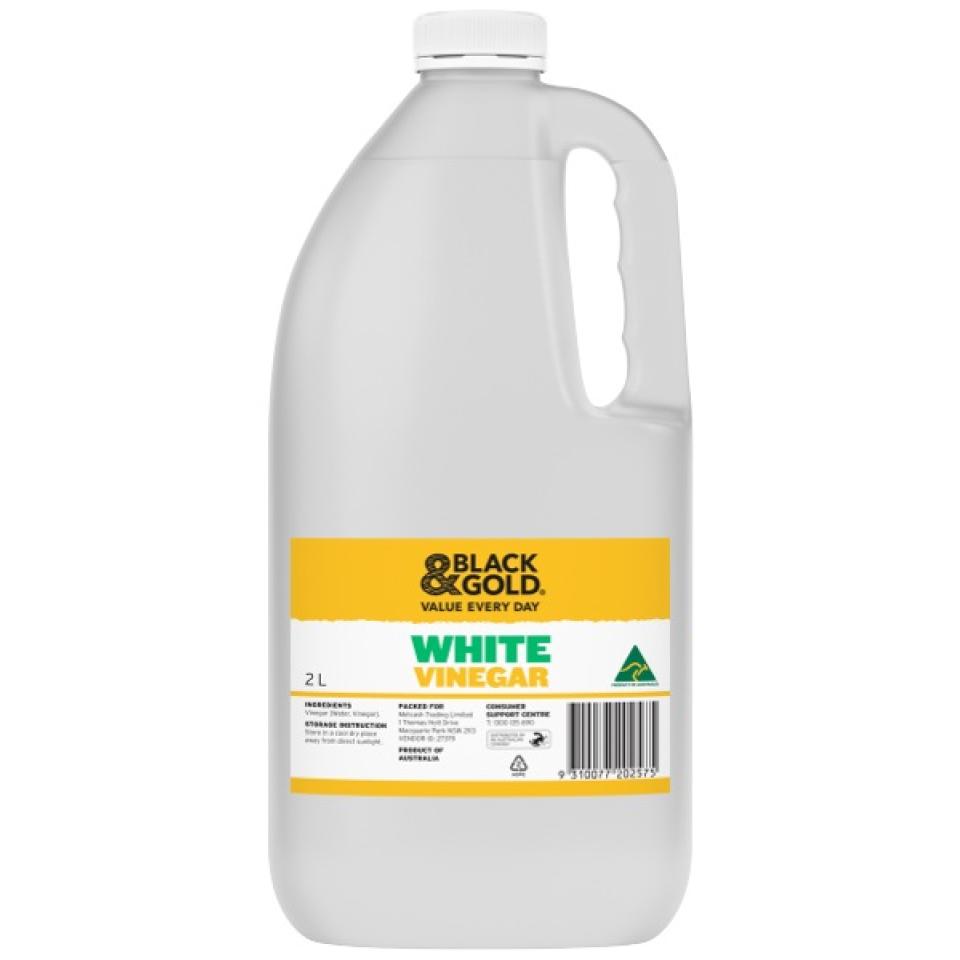 Black & Gold White Vinegar 2 Litre | Winc