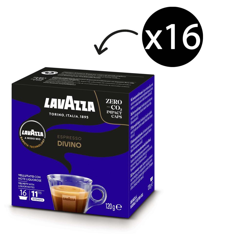 Lavazza A Modo Mio Kapseln Alternative Lavazza A Modo Mio Coffee Capsules Divino 7.5g Box 16 | Winc