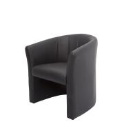 Rapid Line  Executive Tub Visitor Chair 785h x 750w x 620dmm Black