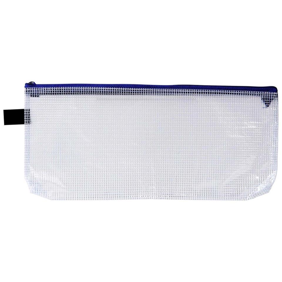 Plastic pencil pouch discount