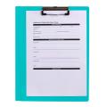 Thumbnail image of Marbig Professional Antimicrobial Clipfolder A4 Aqua Blue Pack 10