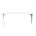 Thumbnail image of Buro Altri Height Adjustable Single Desk 1800(W)x750(D)x630-1280(H)mm Square Leg in White