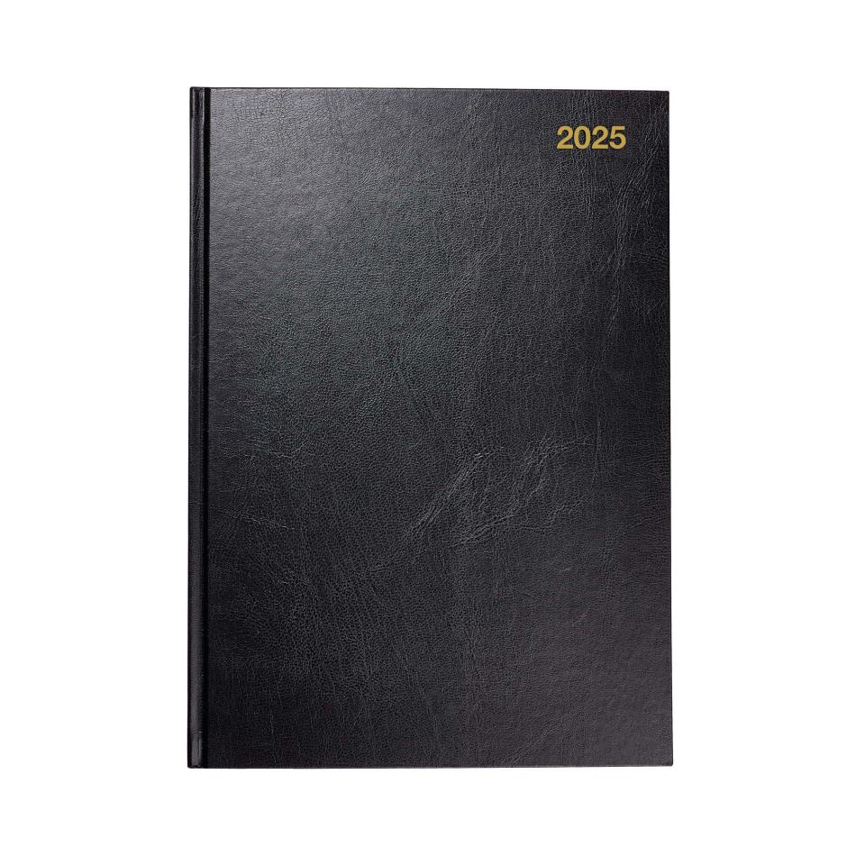 Winc 2025 Recycled Diary A5 Day to Page Black