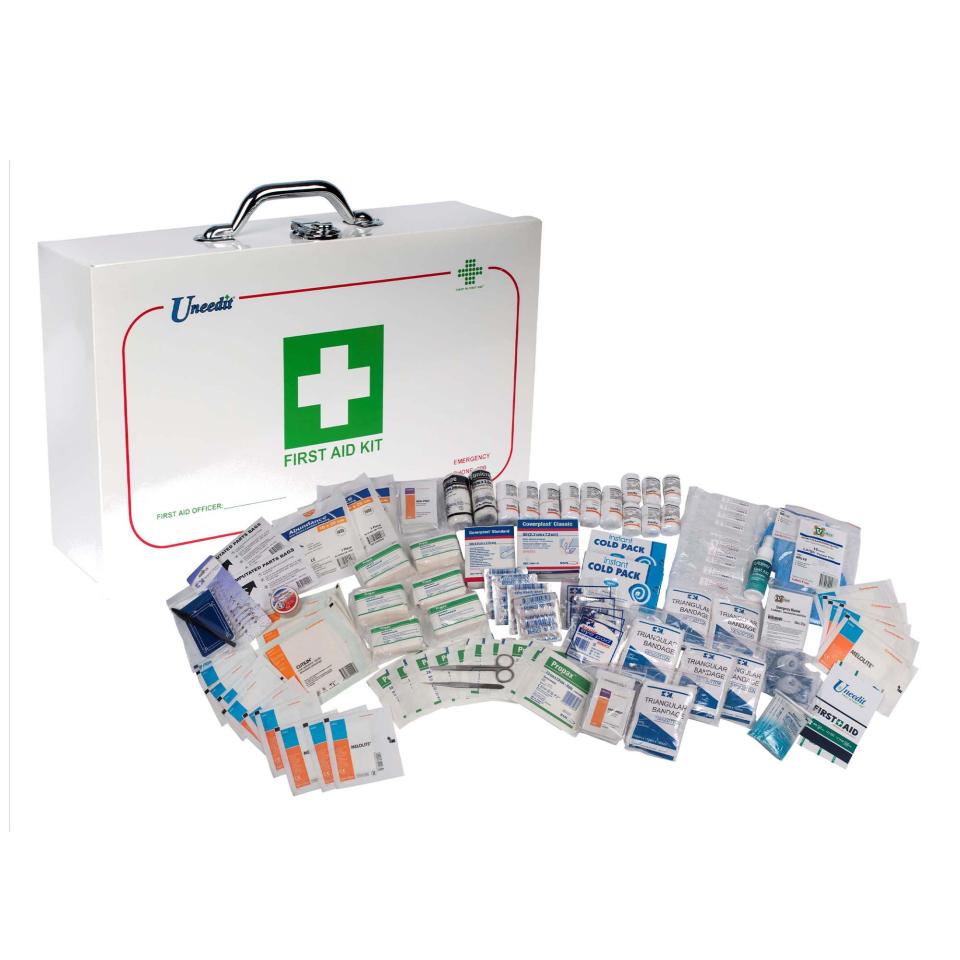 Uneedit First Aid Kit Type A Metal Wallmount Each | Winc