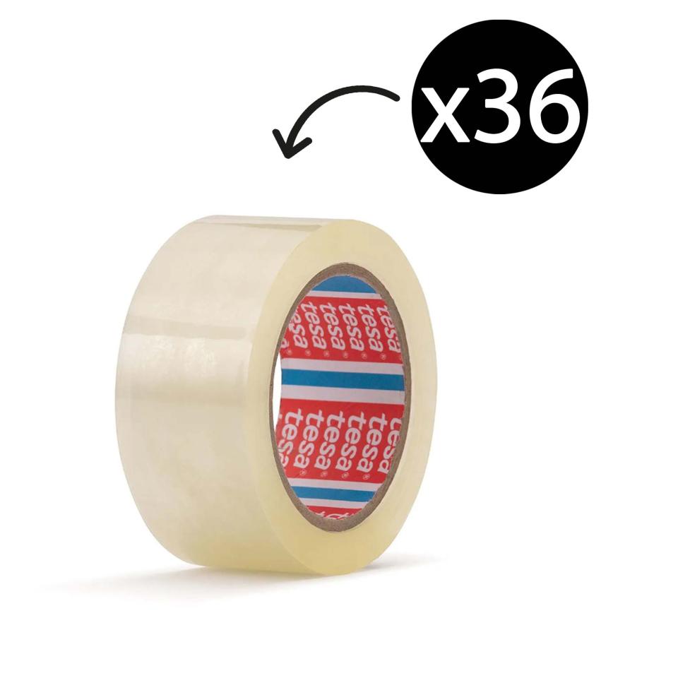 Tesa 4262 A Carton Sealing Tape Transparent 52um 48mm x 75m Carton 36 Image