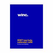 Winc 2027 Calendar Top Hole Refill 102 x 76mm
