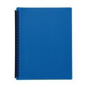Winc Display Book Refillable Insert Cover A4 20 Pocket - Blue