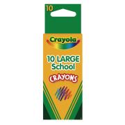 Crayola Large School Crayons Pack 10