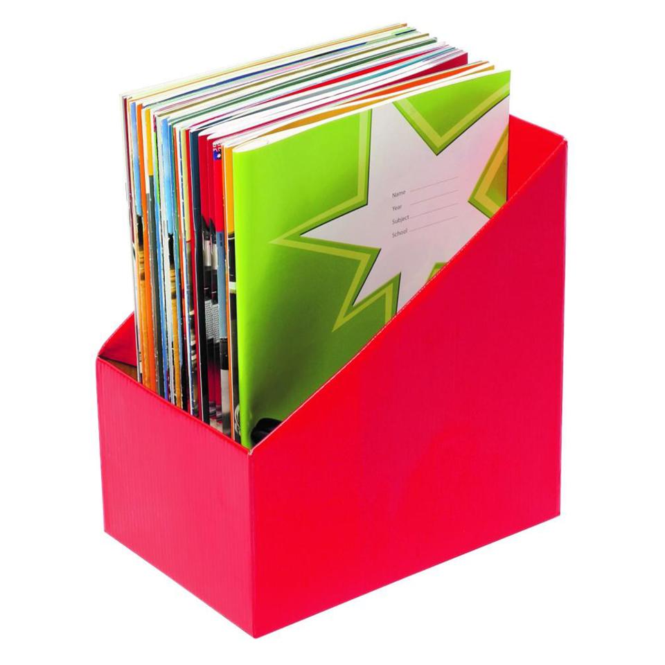 Marbig Large Book Box Red Pack 5 Winc