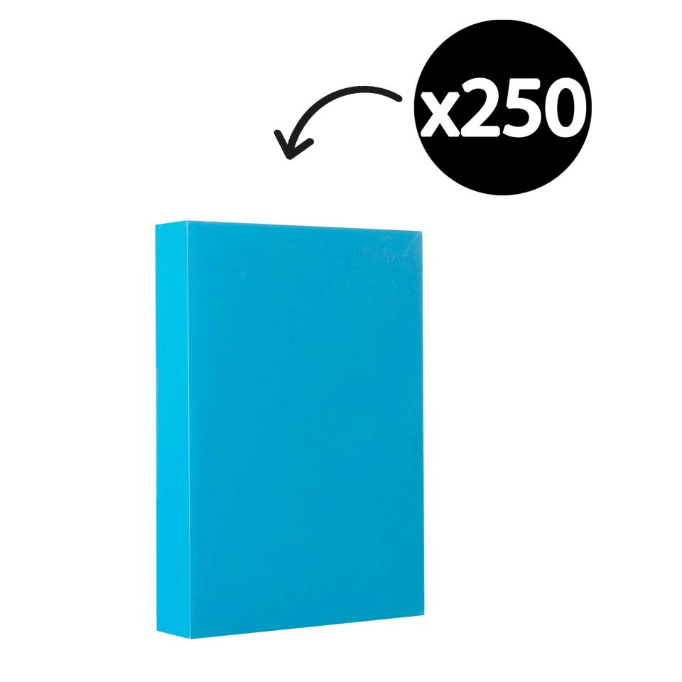 Winc Premium Coloured Cover Paper A3 110gsm Lake Blue Pack 250