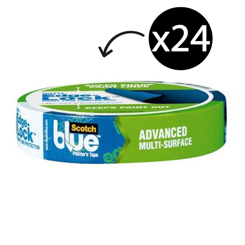Painters Tape 1 Inch Wide ScotchBlue Painter's Tape 9-Pack - 1" Multi-Surface Masking Tape (60 Yards Per Roll) Painter's Tape 2090