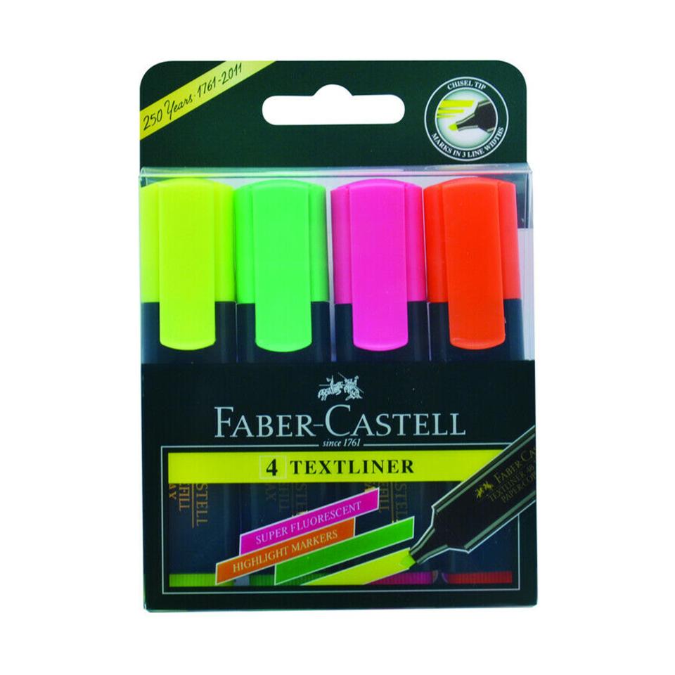 Faber-Castell 57-30448 Textliner Highlighter Wallet 4